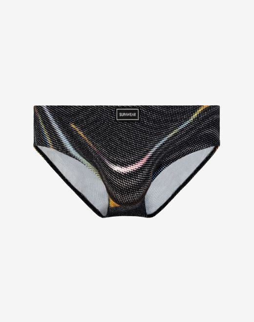 Printed Pride Brief Underwear - Black