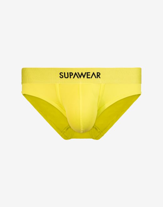 Neon Brief Underwear - Cyber Lime