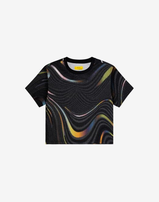 Printed Pride Crop T-Shirt - Black