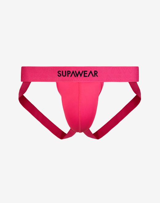 Neon Jockstrap Underwear - Neon Pink