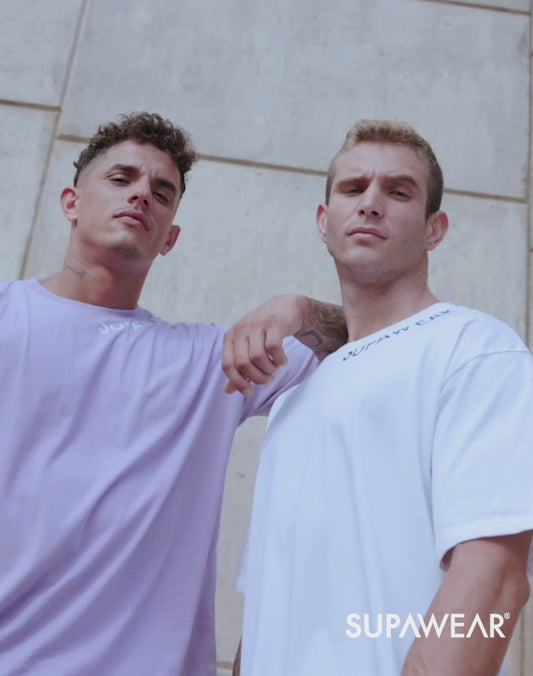 Oversized Tee - Purple Heather