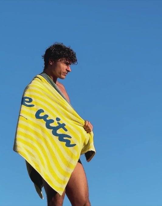 Beach Towel - Dolce Yellow