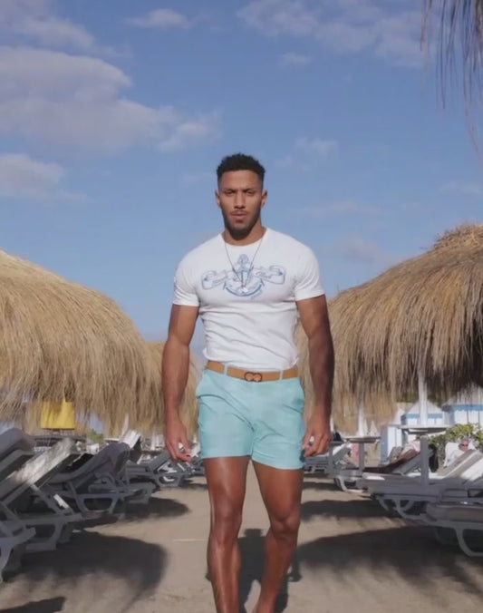 Printed Bondi Shorts - Nautica Green