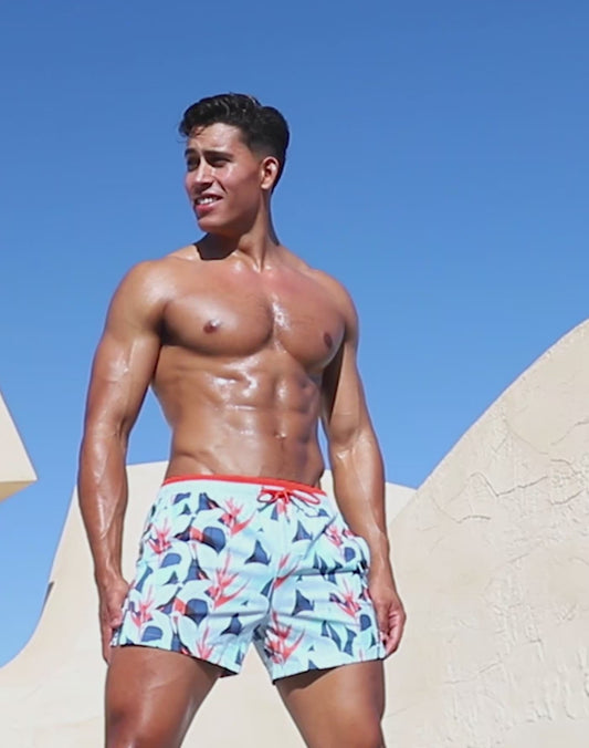 Printed Byron Shorts - Caribbean Twist