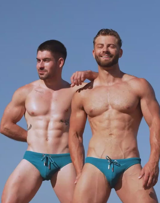 V10 Swim Brief - Railroad Teal