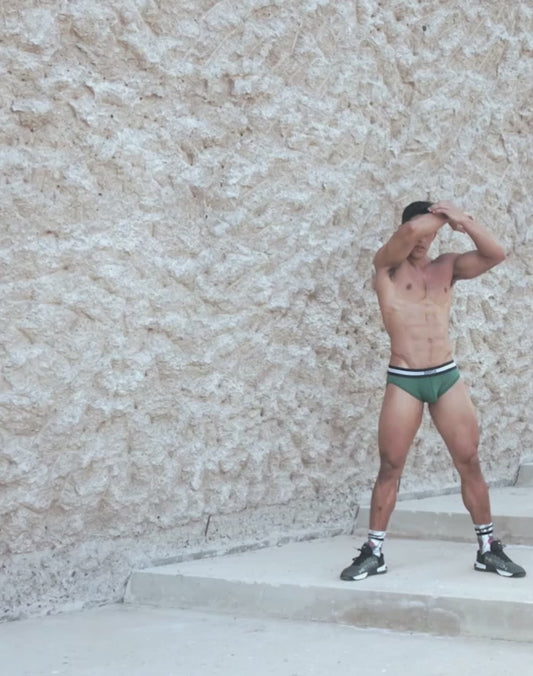 Helios AKTIV Brief Underwear - Hunter Green