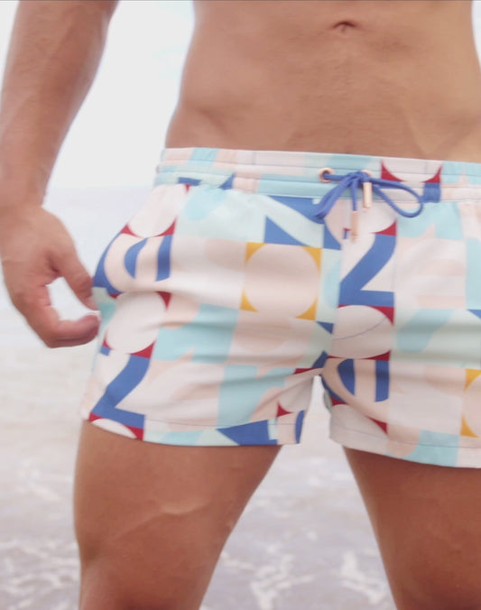 Printed Bronte Shorts - Insignia Turquoise