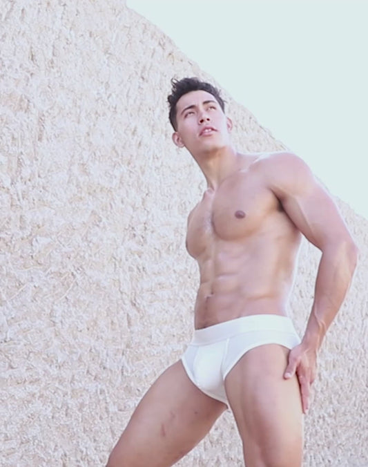AKTIV Boreas Brief Underwear - Whitecap Gray