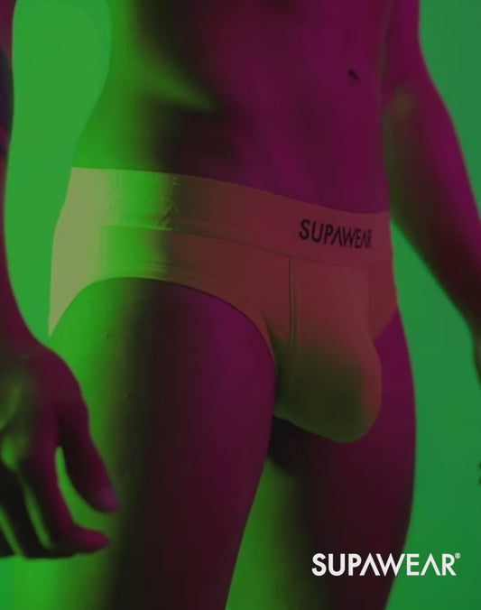Neon Brief Underwear - Cyber Lime