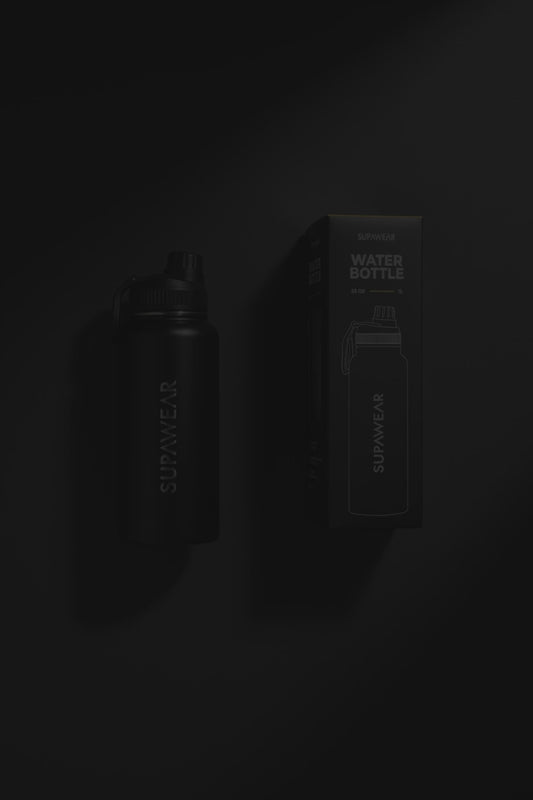 1L Water Bottle - Black