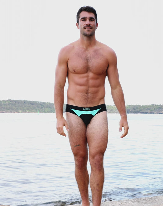 V10 AKTIV Racer Swim Briefs - Black