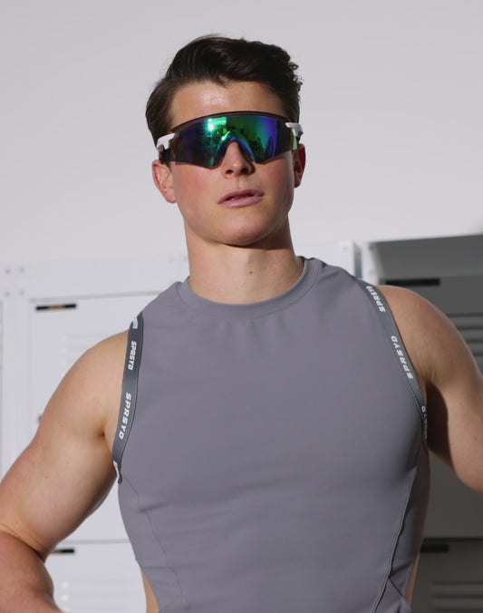 SPR Cropped Tank - Grey
