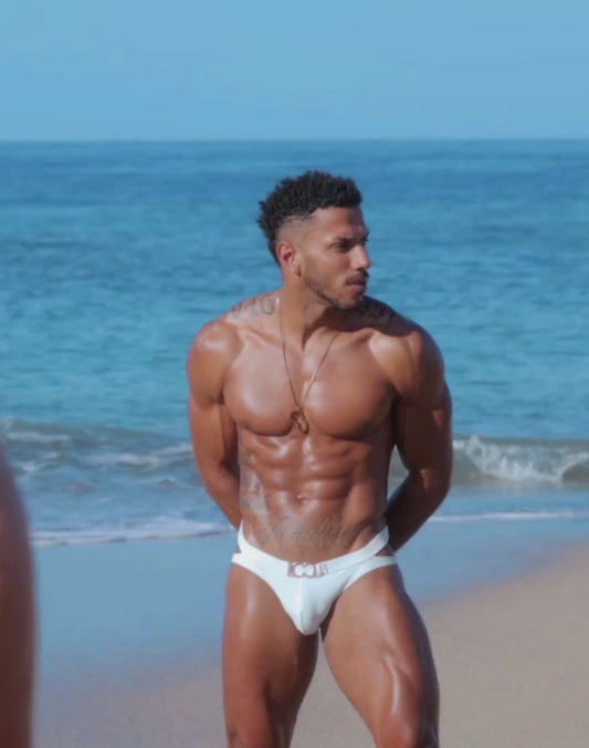 BLK Label No.4 Swim Brief - Ivory