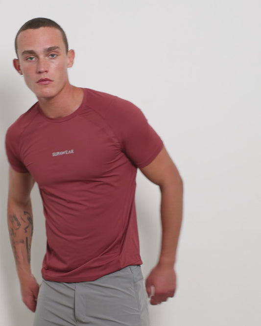 Contouring T-Shirt - Red