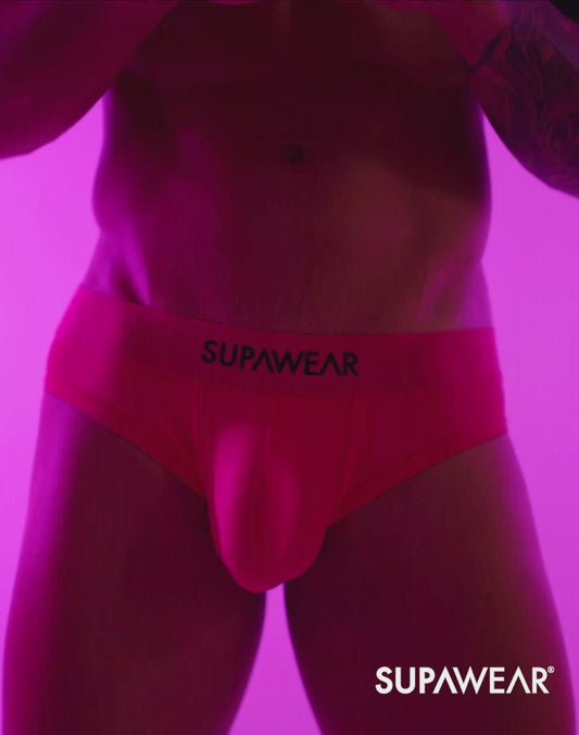 Neon Brief Underwear - Neon Pink