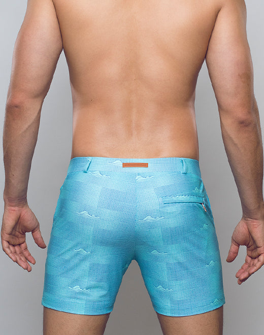 Printed Bondi Shorts - Nautica Green