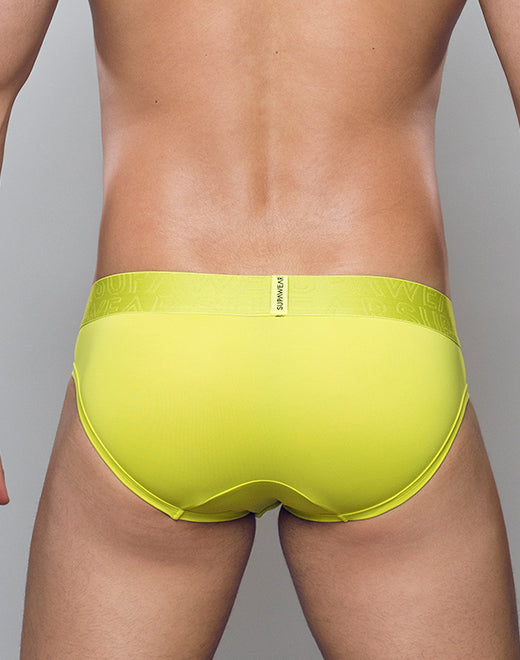 Neon Brief Underwear - Cyber Lime