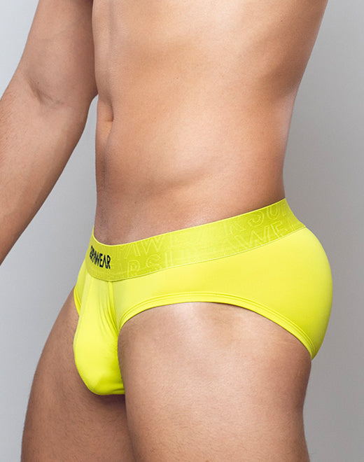 Neon Brief Underwear - Cyber Lime