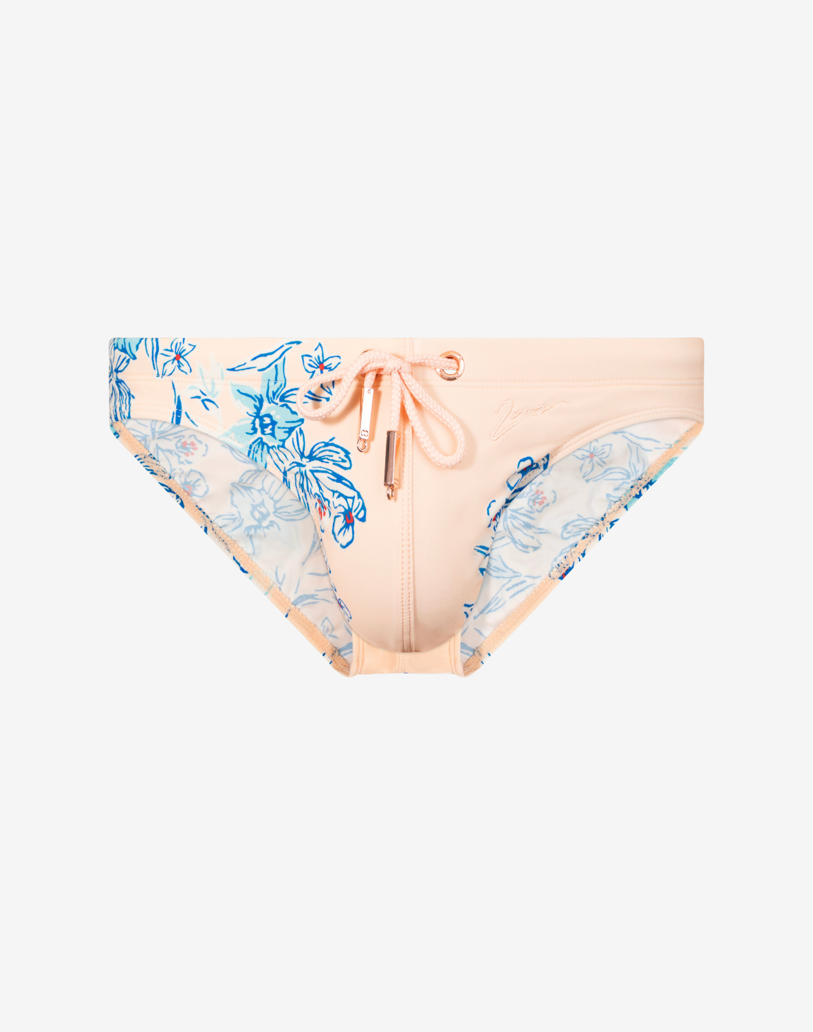 V20 Printed Swim Brief - Tahiti Peach