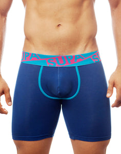 SUPASUPA Long Trunk Underwear - Navy