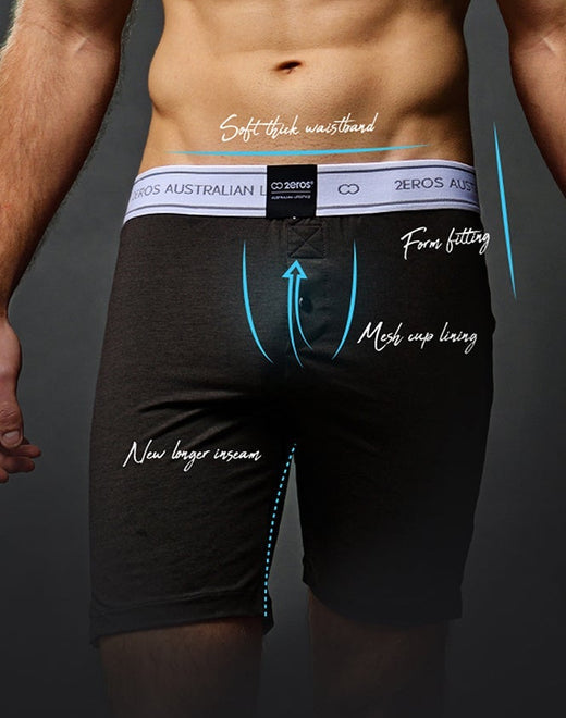 LS10 Core Series 2 Lounge Boxer Shorts - Cabernet