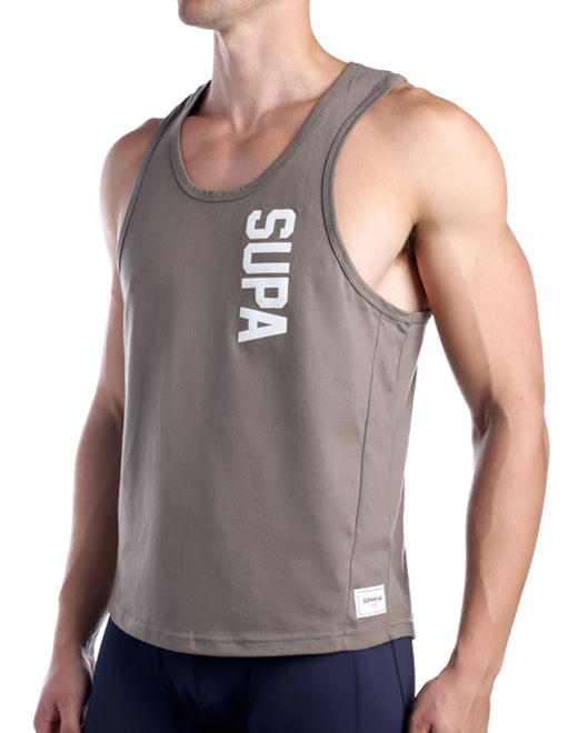 Strike Singlet - Walnut
