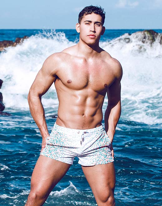 Printed Bronte Shorts - Moana