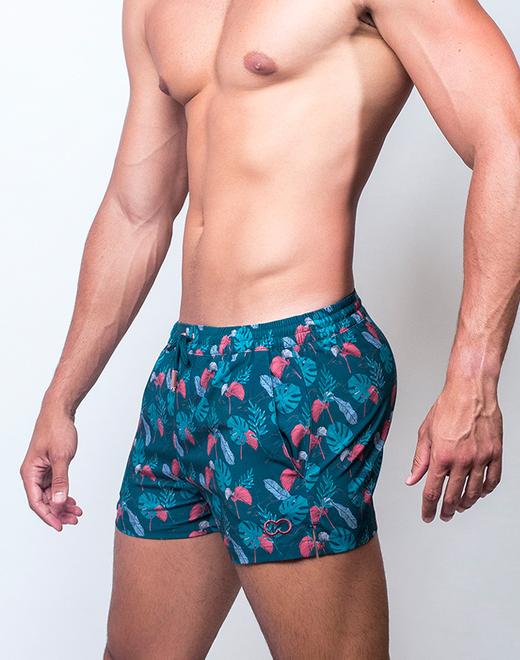 Printed Bronte Shorts - Monstera