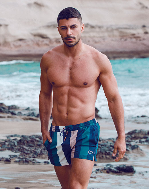 S50 Print Swimshorts - Stripes
