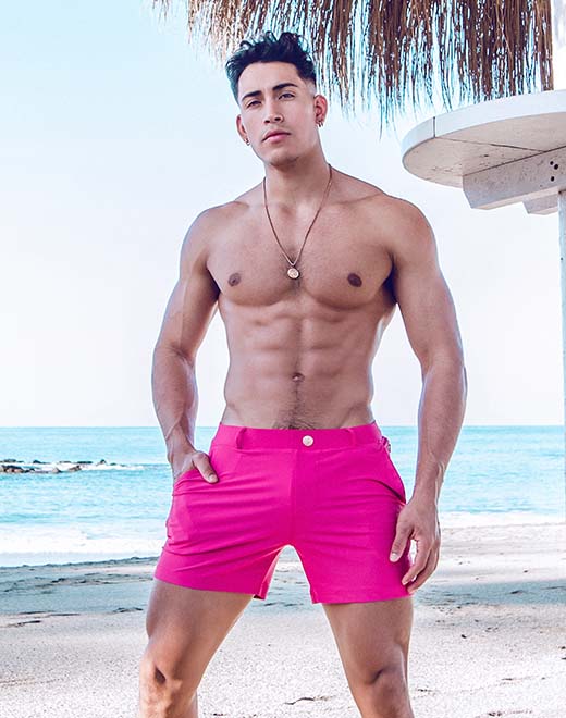 Bondi Shorts (Series 3) - Fuchsia Red