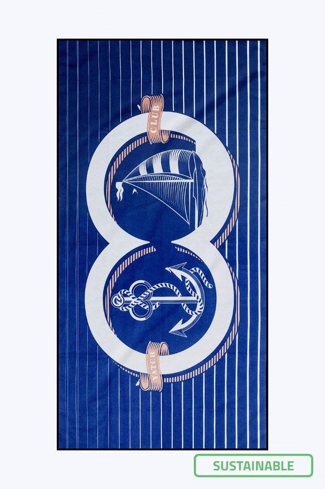 Sand Free Beach Towel - Yatch Club