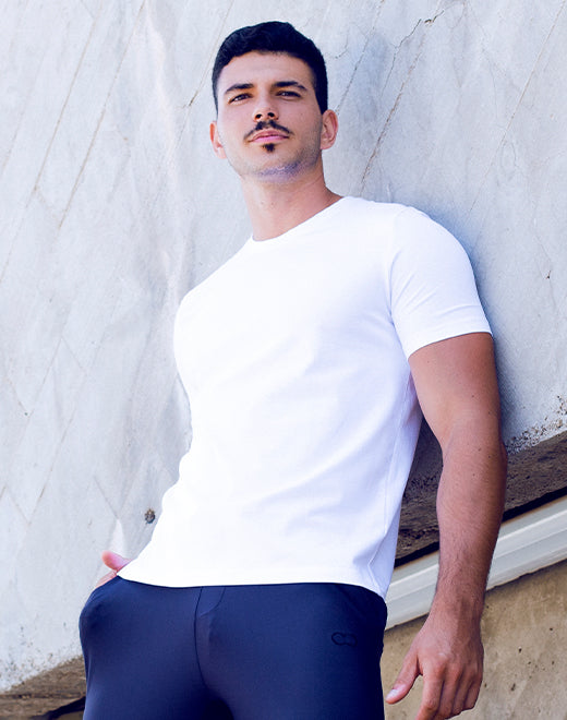 T21 Peruvian Cotton Crewneck T-Shirt - White