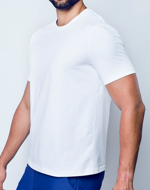 T21 Peruvian Cotton Crewneck T-Shirt - White