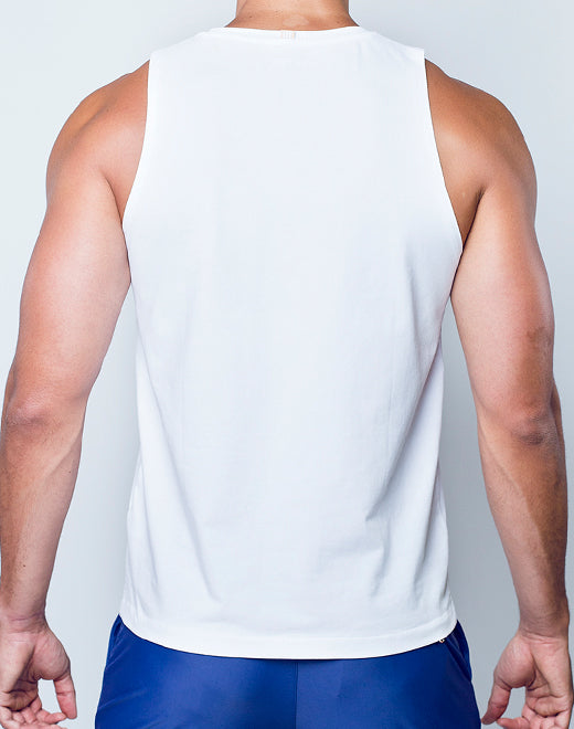 TA21 Peruvian Cotton Tanktop  - White