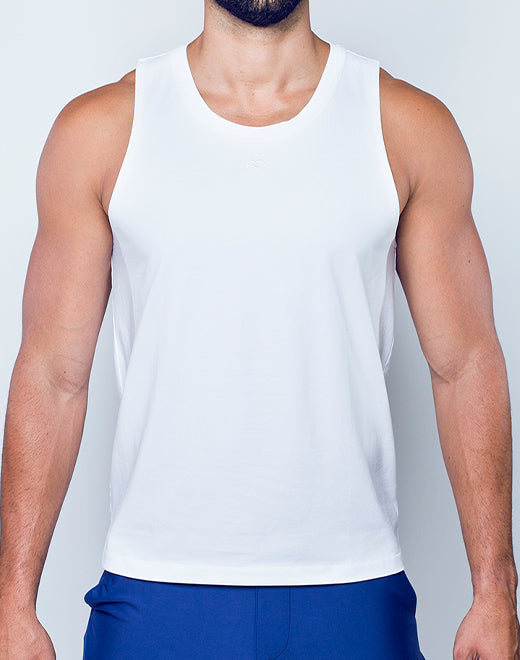 TA21 Peruvian Cotton Tanktop  - White