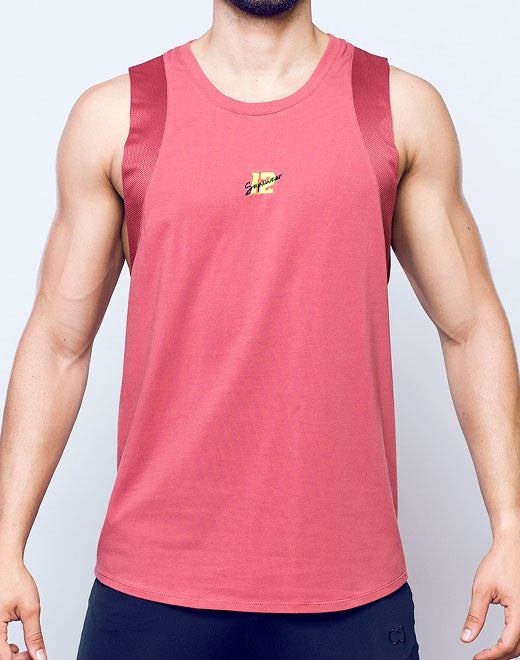 Sport Tank Top - Dusty Cedar Rose