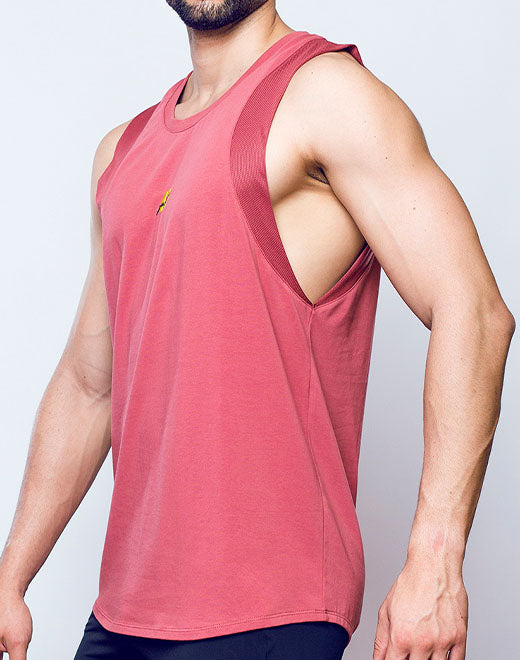 Sport Tank Top - Dusty Cedar Rose