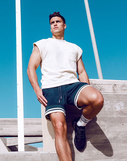 Terry Towelling Tank  -  Off White