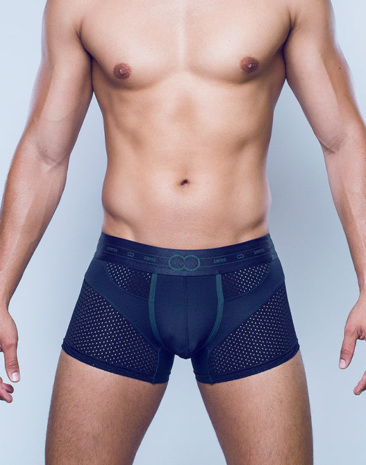 AKTIV Pegasus Trunk Underwear - Black/Green