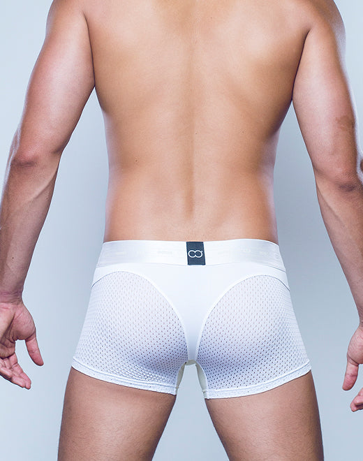 AKTIV Pegasus Trunk Underwear - White/Tan