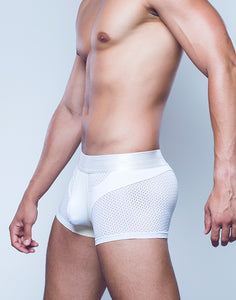 AKTIV Pegasus Trunk Underwear - White/Tan