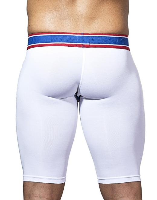 U50 Jock Series Long Trunk Underwear - White
