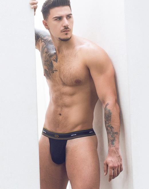 U81 Adonis Thong Underwear - Black