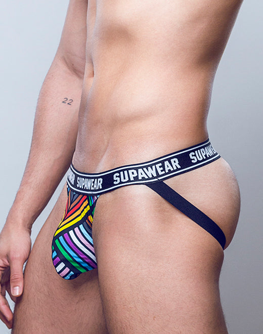 POW Jockstrap Underwear - Rainbow