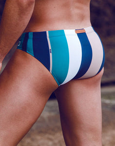 V10 Print Swimwear - Stripes