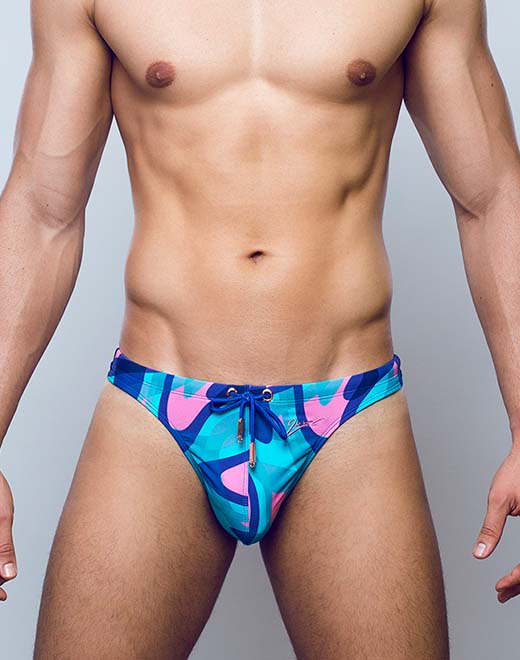 V80 Swim Thong - Kai Blue