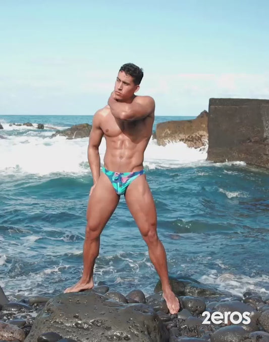 V80 Swim Thong - Kai Blue