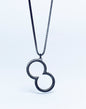 Icon Pendant Necklace - Black