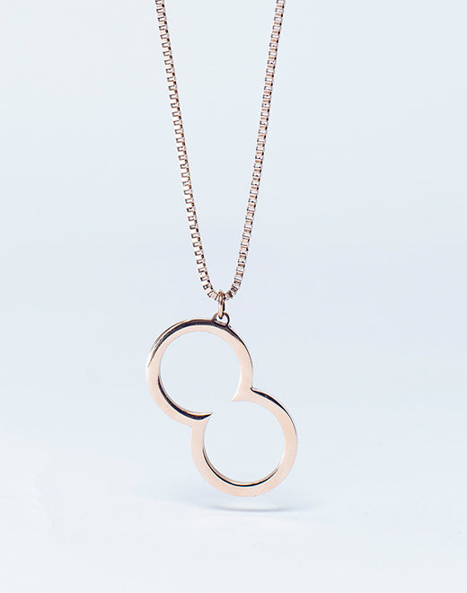 Icon Pendant Necklace - Rose Gold