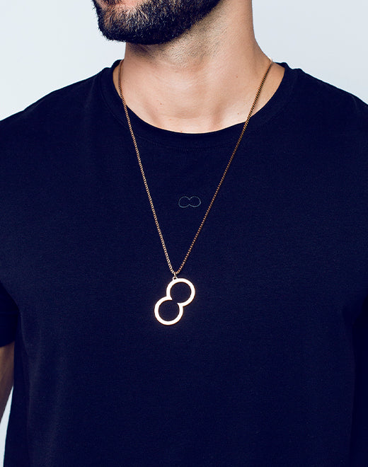 Icon Pendant Necklace - Rose Gold